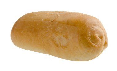 ekmek, kepekli ekmek beyaz zemin üzerine ev yapımı