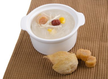 Kuş yuvası. Haşlanmış kuş yuvası