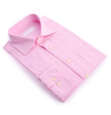 Beyaz arka plan üzerinde elbise gömlek