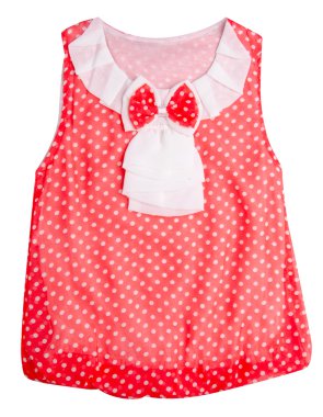 kız beyaz arka plan üzerinde elbise