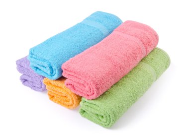 havlu, banyo havlusu zemin üzerine.
