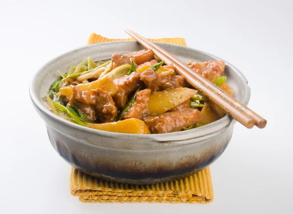 豚肉。中国料理アジア食品 — ストック写真