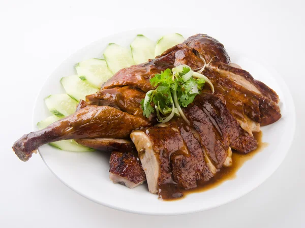 アヒル。伝統的な中華料理を鴨をローストします。 — ストック写真