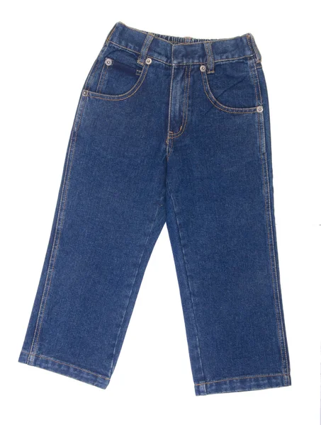 Jeans isolerad på vita blackground — Stockfoto