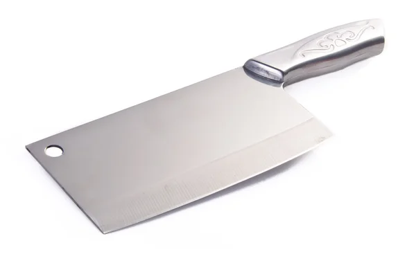Cuchillo de cerca sobre fondo blanco — Foto de Stock