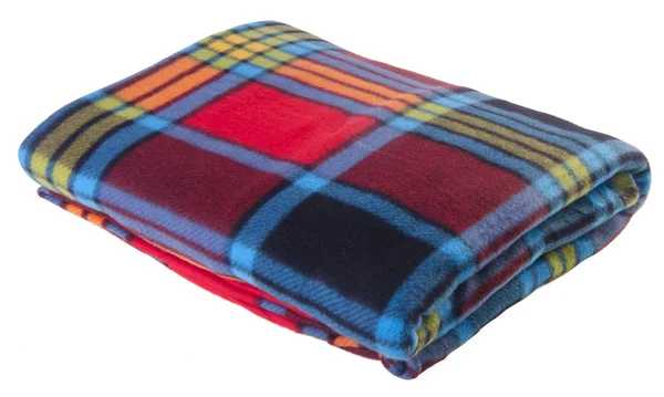 Cobertor, Macio cobertor quente no fundo — Fotografia de Stock