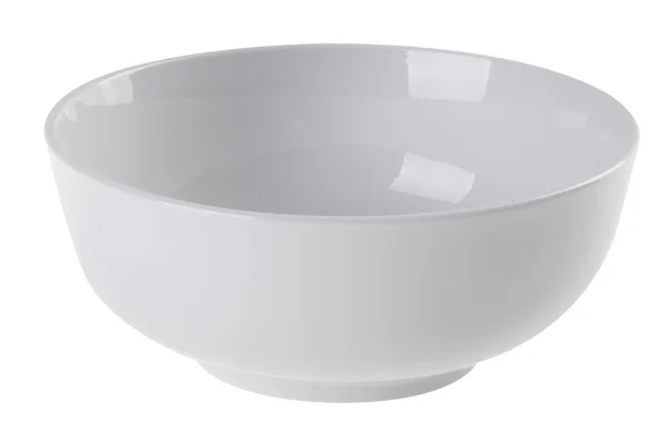 碗、 陶瓷碗在白色背景上 — 图库照片
