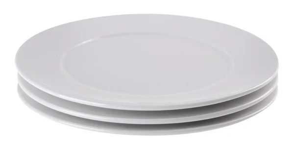 Plates on the white background — Stock Photo, Image