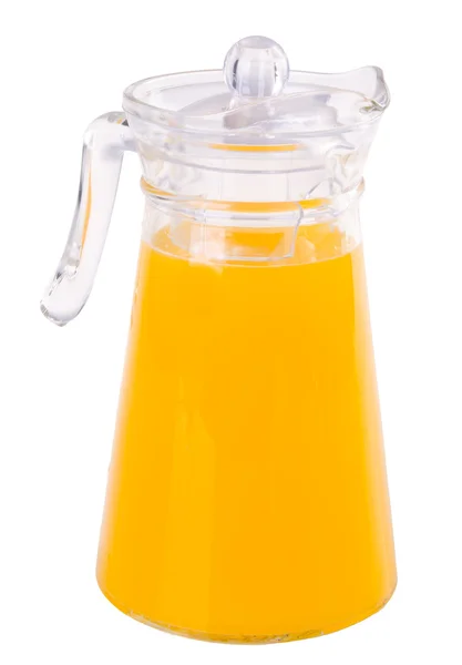 항아리에 오렌지 주스입니다. 배경 — 스톡 사진