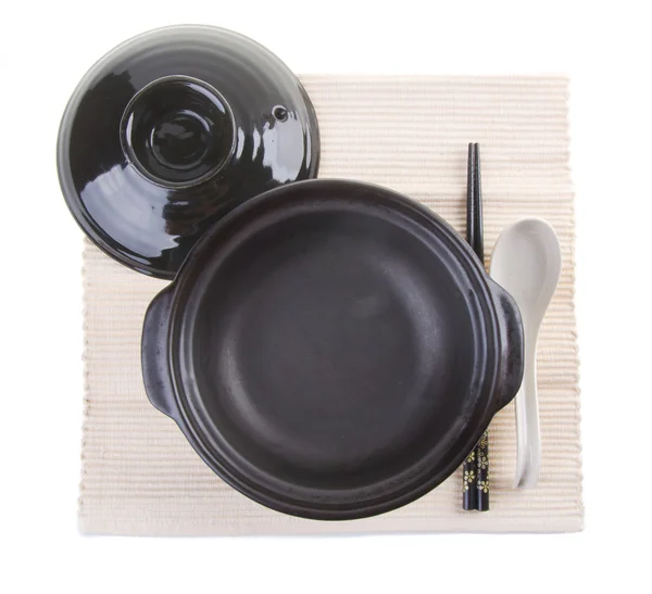 Claypot gıda arka plan Çin yemeği arka plan — Stok fotoğraf