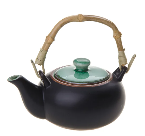 Chinese theepot. theepot op achtergrond. — Stockfoto