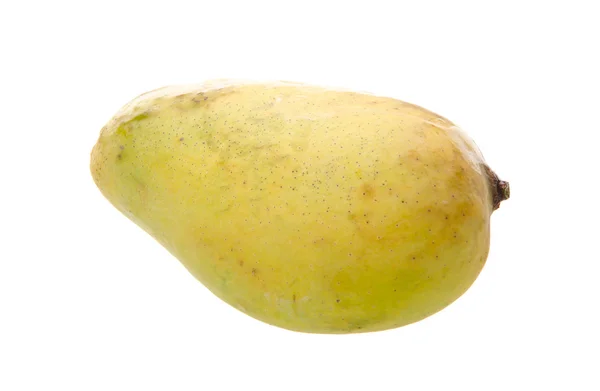 Mango. Gelbe Mango isoliert auf weißem Hintergrund. — Stockfoto