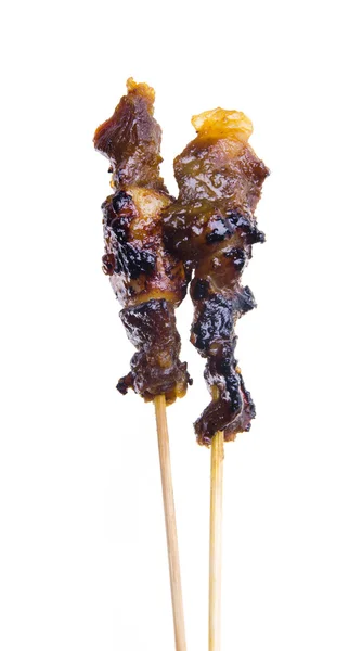 Satay. Asian cuisine - Satay on background — Stock Photo, Image