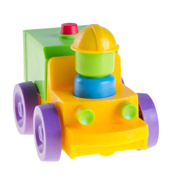 Baby bil, baby leksaksbil på bakgrund — Stockfoto