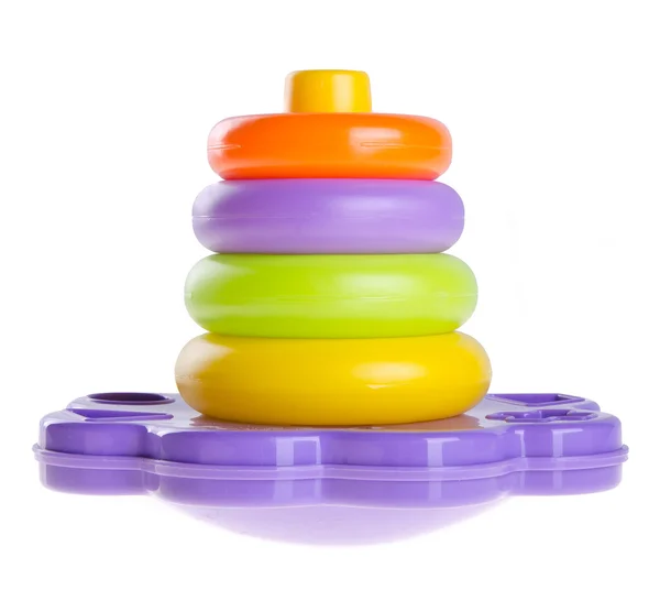 Baby toy. baby pyramid toy — Stock Photo, Image