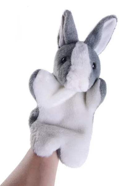 Puppet. Hand puppet on background — Stock Photo, Image
