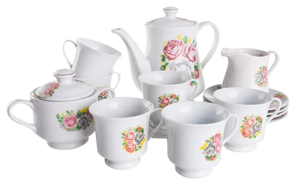 Tea sets. tea sets on a background — Stock Photo, Image