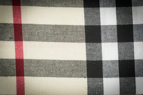 Texturou pruhované bavlněné tkaniny vzorek — Stock fotografie