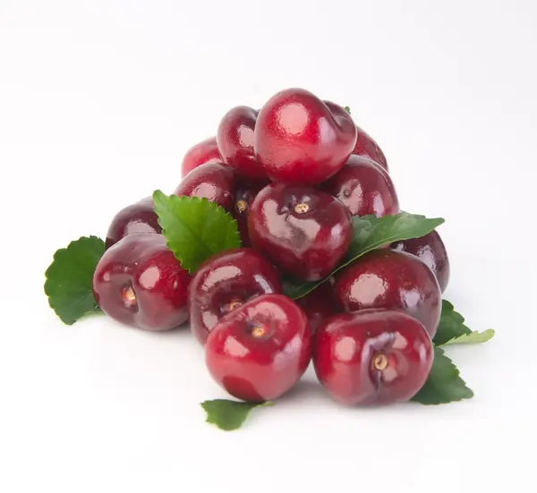 Fresh cherry berry on background — Stock Photo, Image