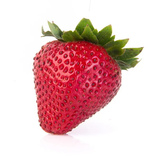 Färska jordgubbar på bakgrund — Stockfoto