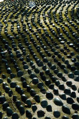 Rock. arka plan ile kaya