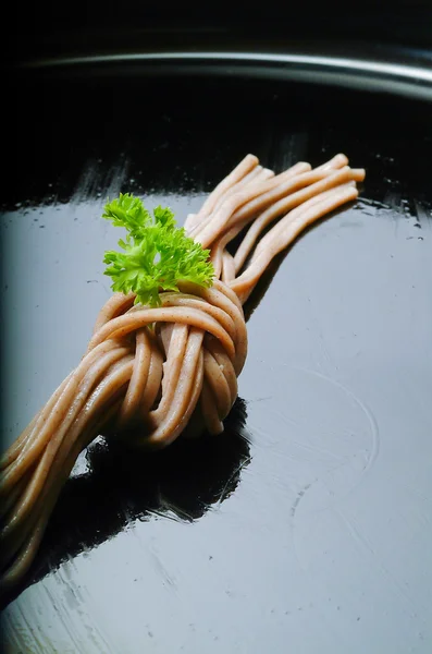 Fideos sobre fondo Asia alimentos . — Foto de Stock