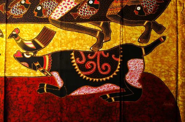 Batik arka planda