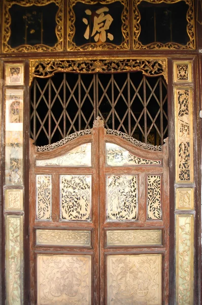 Wooden gate and door — Stock Photo, Image