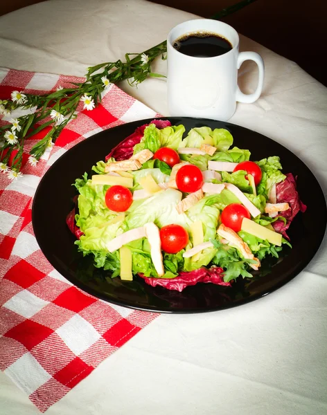 Salad with background — Stock Photo, Image