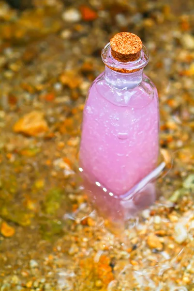 Spa therapy with massage oil — Stock Photo, Image