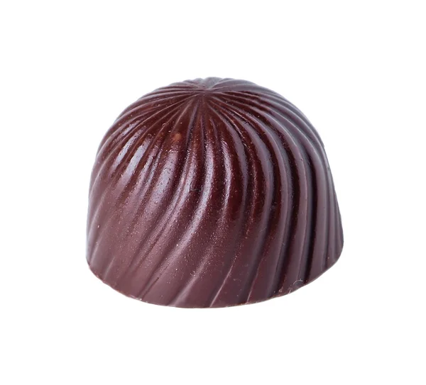 Chocolat isolé sur fond blanc — Photo