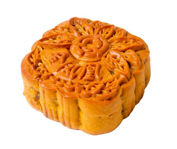 Mooncake, de kinesiska ord på mooncake är "ingrediens", inte en logotyp eller varumärke. — Stockfoto