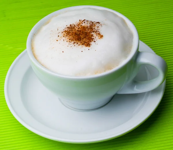 Cup of coffee on background — Stock Photo, Image