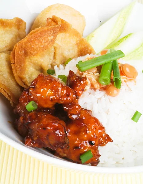아시아 음식과 쌀 말레이시아 — 스톡 사진