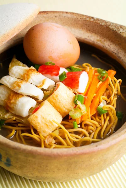 Claypo noodles. asia food — Stock Photo, Image