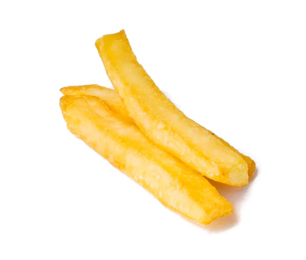 Картошка фри на белом фоне — стоковое фото