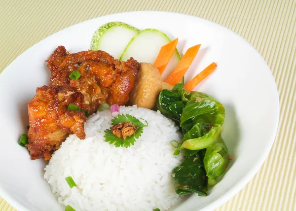 Asia food and rice malaysia — Stock Photo, Image