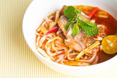 Assam laksa, Asya Malezya gıda
