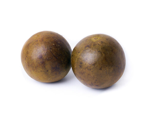 Arhat fruit. (lo han kuo) On Background