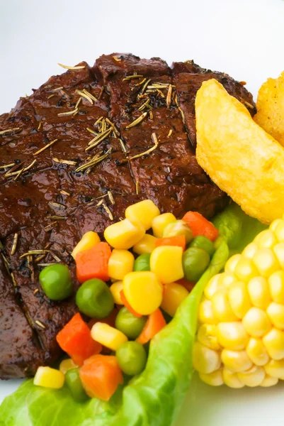 Beef Steak on Background — Stock Photo, Image