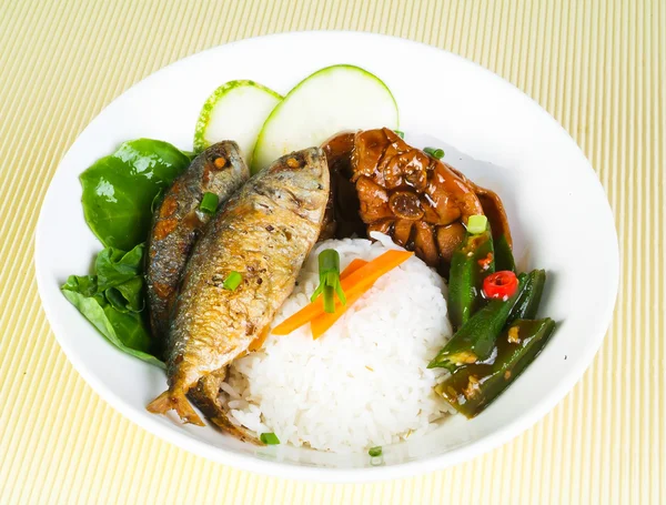 Asia makanan dan beras malaysia — Stok Foto