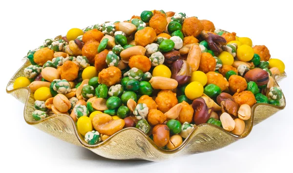 Nuts Mixed on background — Stock Photo, Image