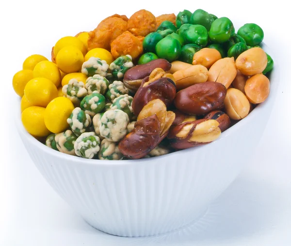 Nuts Mixed on background — Stock Photo, Image