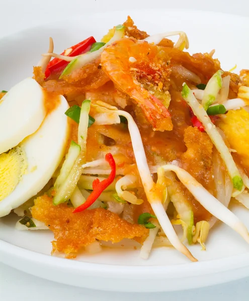 Rojak, insalata asiatica rojak sullo sfondo — Foto Stock