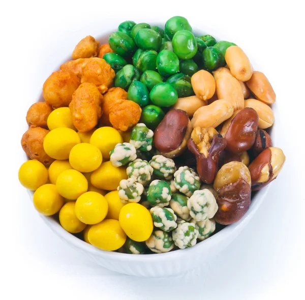 Nuts Mixed on background — Stock Photo, Image