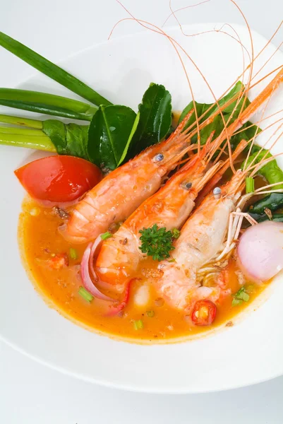 Makanan Thailand Tom Yum makanan laut asia makanan — Stok Foto