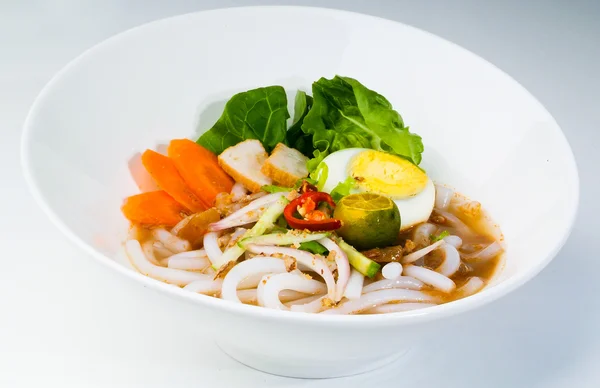 Assam laksa, asiatisches malaiisches Essen — Stockfoto