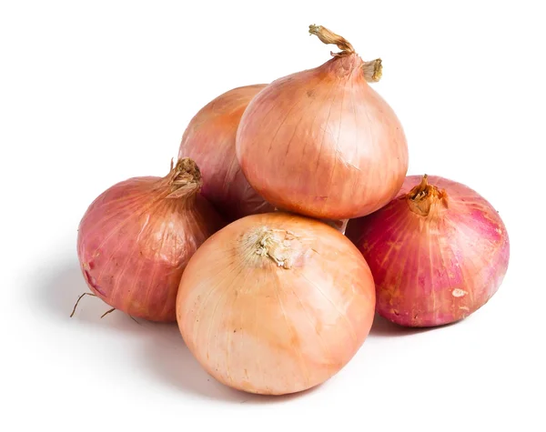 Red onion on background — Stock Photo, Image