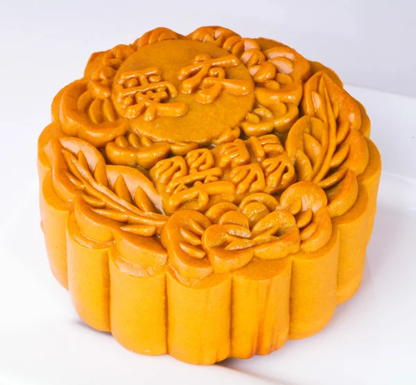 Mooncake, the Chinese words on mooncake is 'ingredient', not a l — Stock Photo, Image