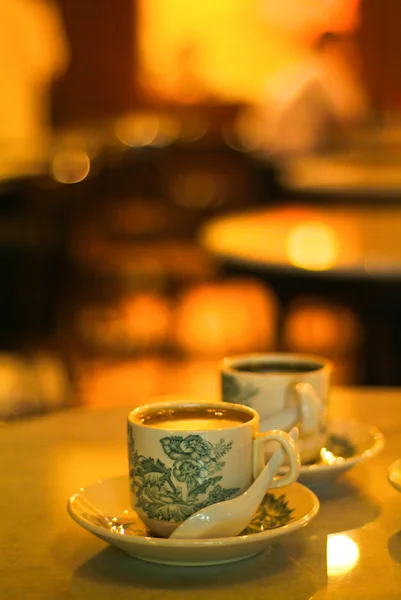 Cup of coffee on background — Stock Photo, Image